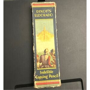 8 Dixon El Dorado Indelible Copying Pencils Original Box NEW Old Stock
